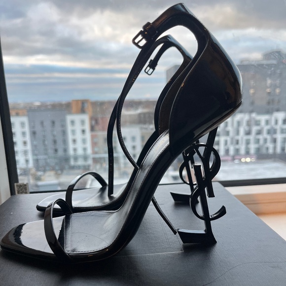 YSL BLACK HEEL - Picture 1 of 5